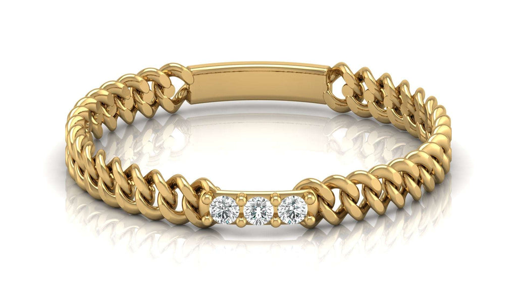 Twisted Rope Diamond Ring by Aupulent Jewellery 100% certified lab grown diamonds