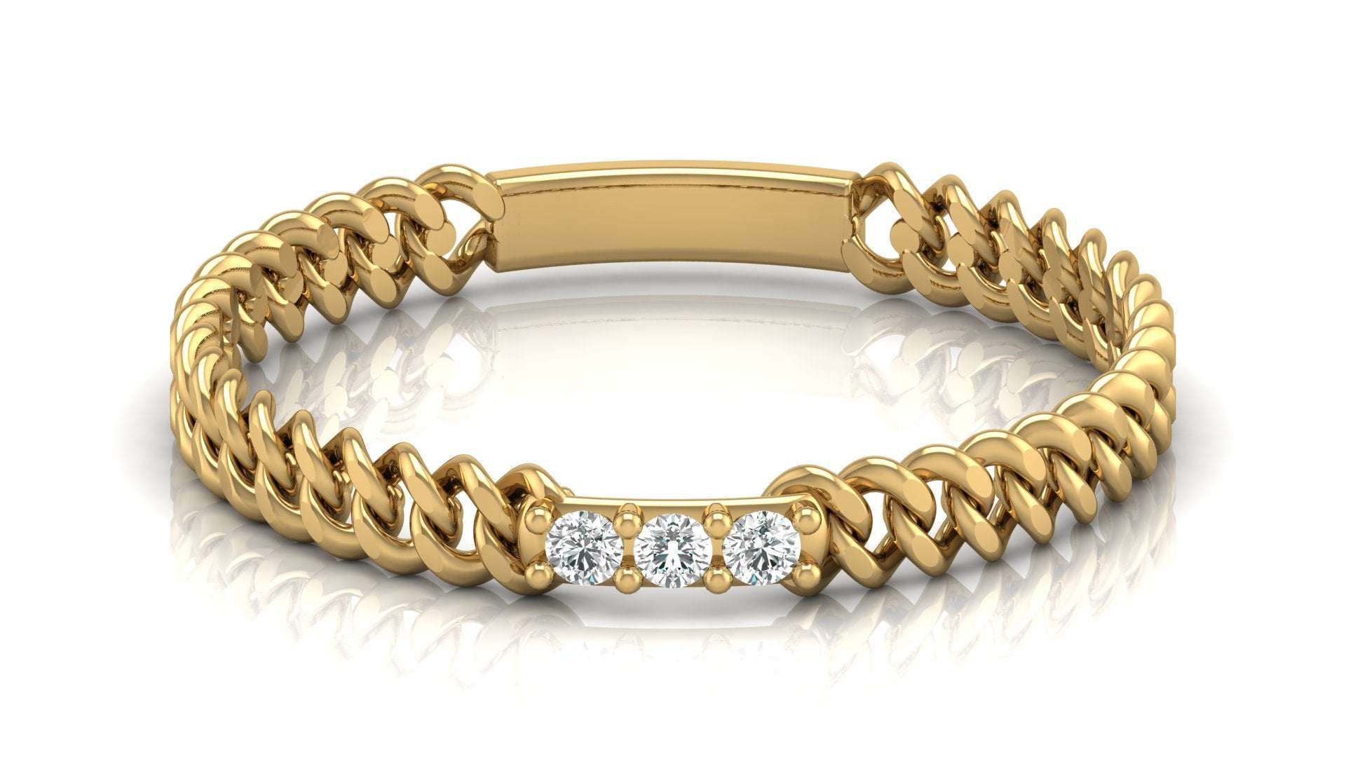 Twisted Rope Diamond Ring by Aupulent Jewellery 100% certified lab grown diamonds